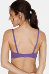 Zivame Padded Non Wired 3/4Th Coverage T-Shirt Bra - Imperial Palace — thumbnail 4
